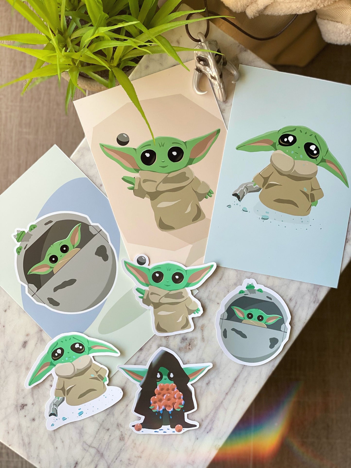 Sad Baby Alien Sticker- No More Snacks