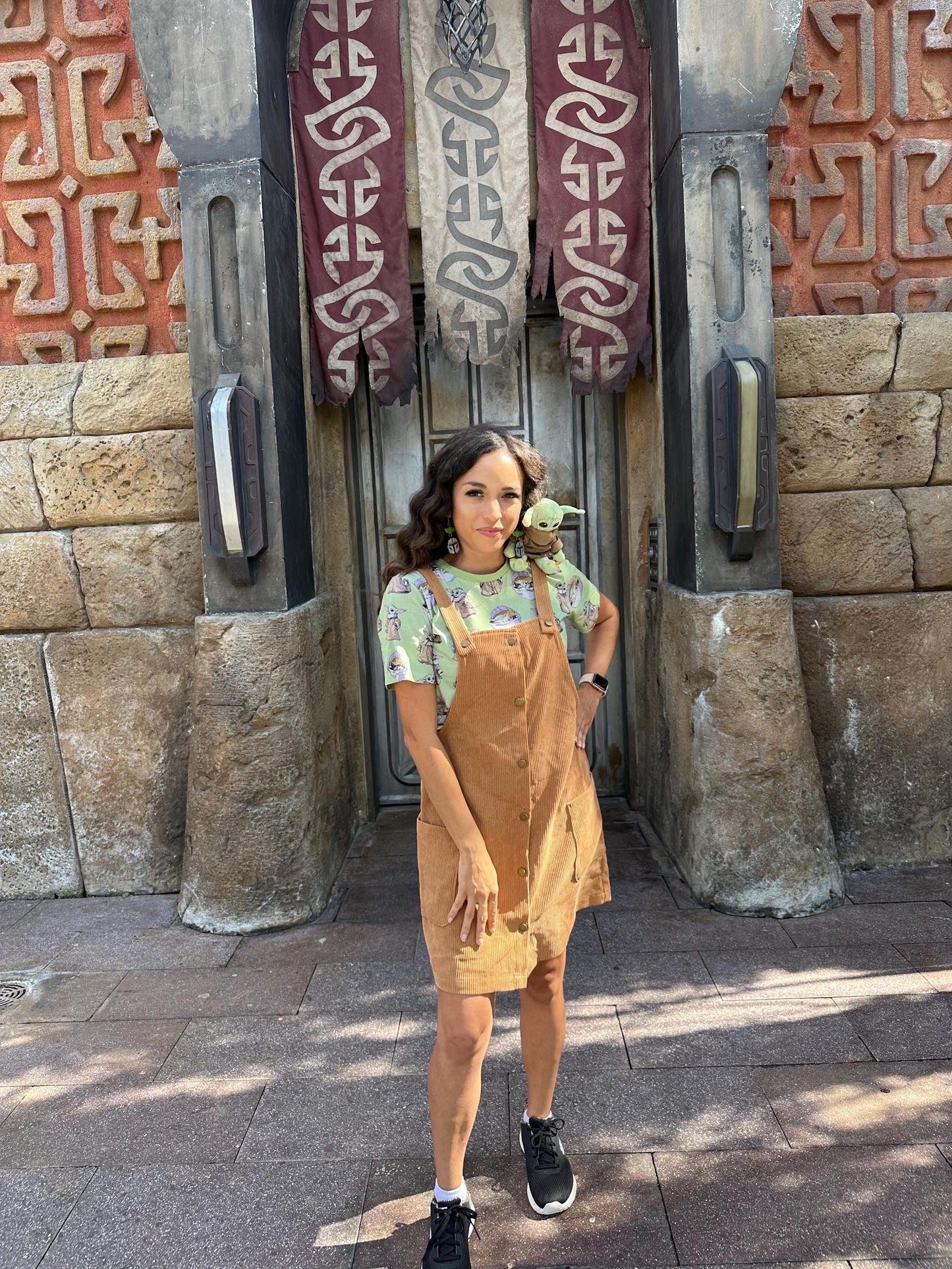 The Child Mando 3D printed earrings - Grogu Mandalorian Duo earring Starwars inspired earrings