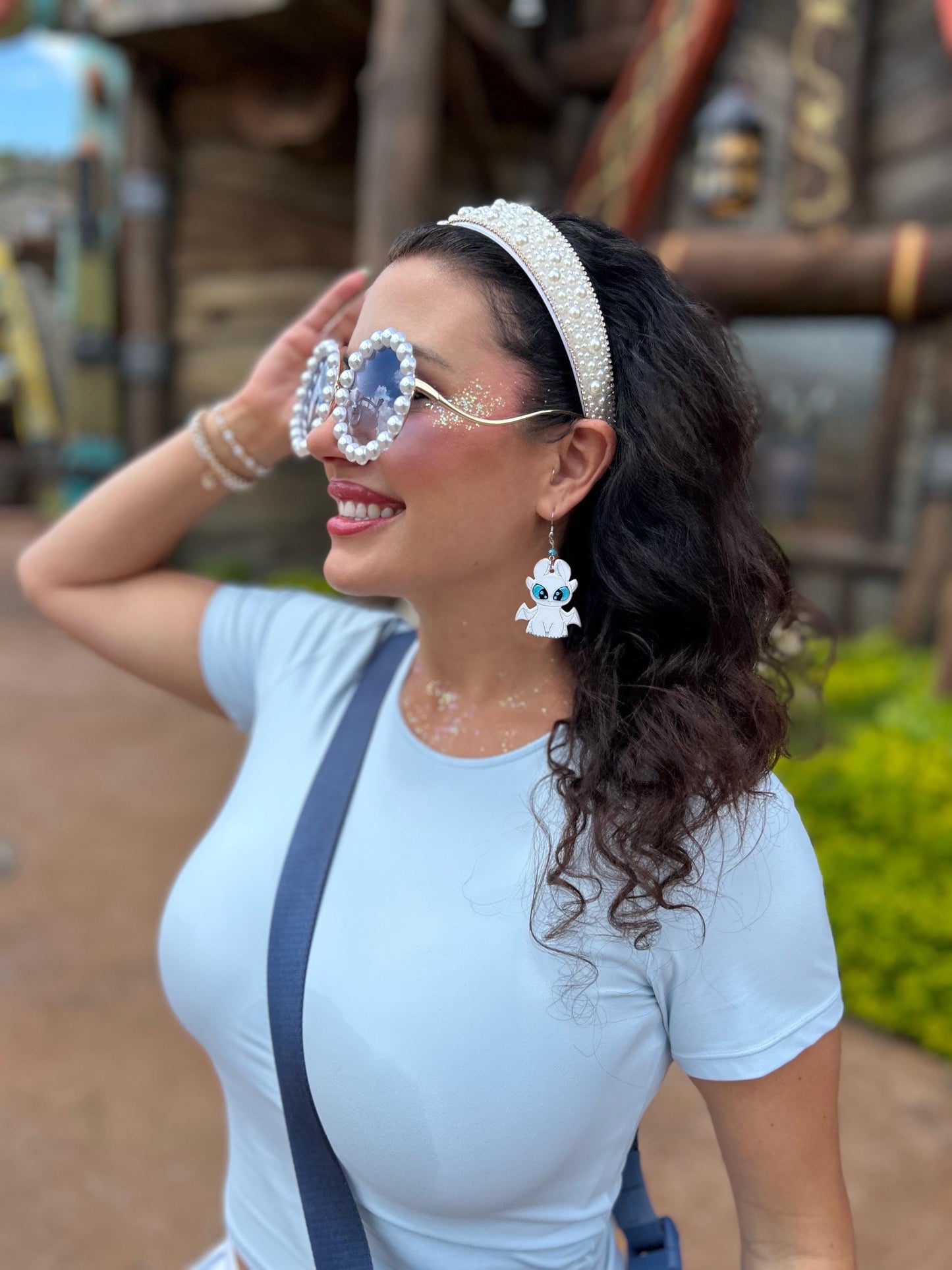 3D Printed Dragon Earrings: Toothless & Lightfury, Nickel-Free