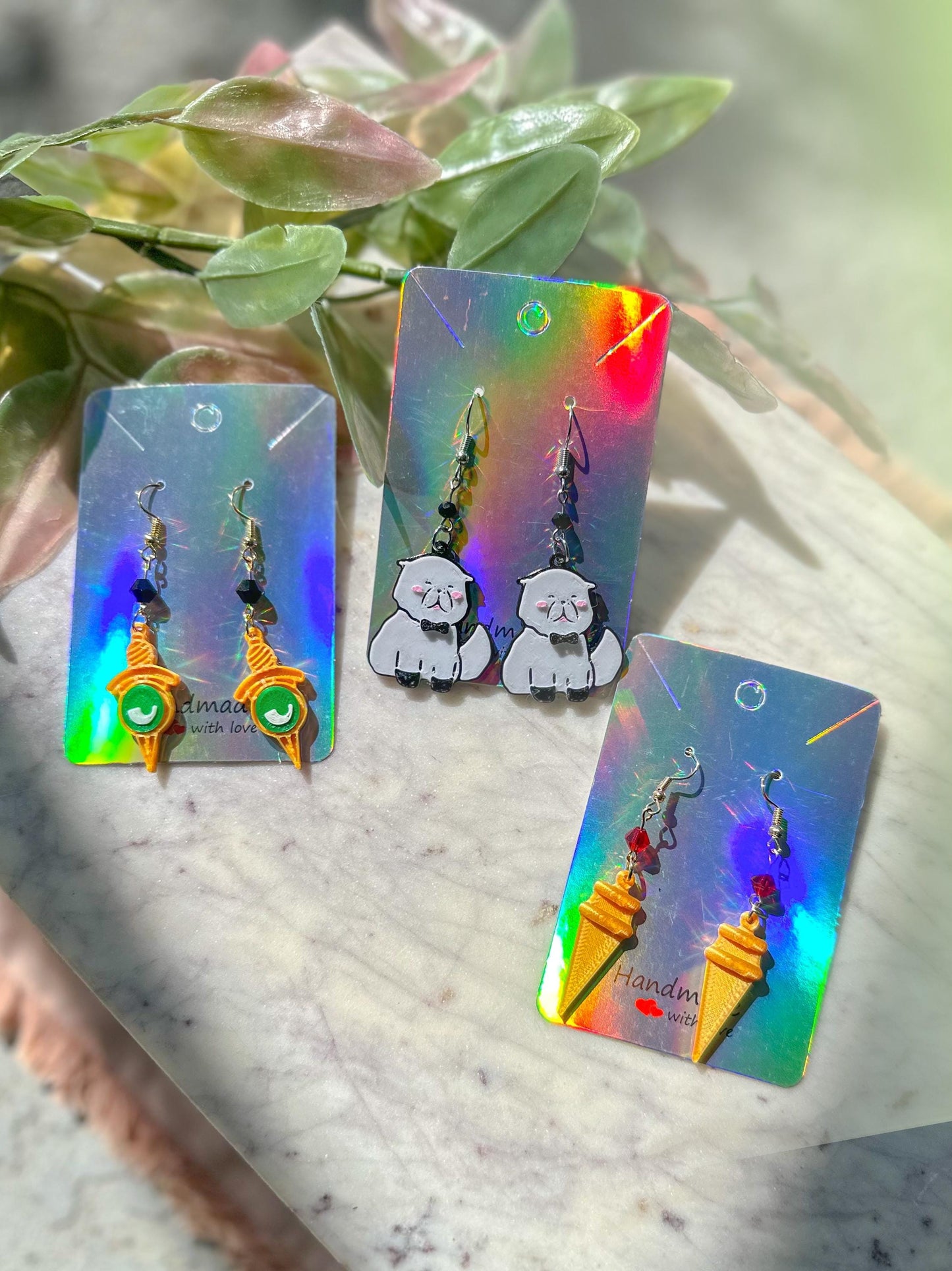 Spy x Family 3D Printed Earrings: Anime Cosplay Jewelry