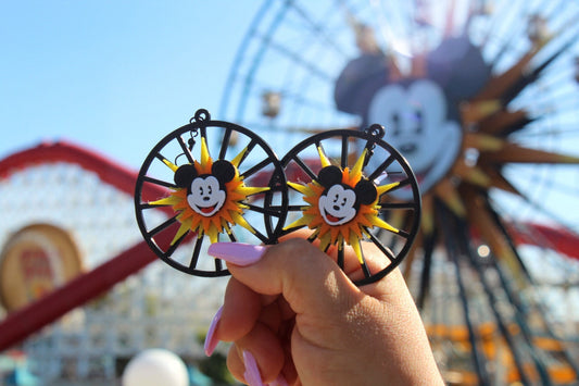Mickey's Fun Wheel Earring - Pixar Pal Around - 3D Printed Mickey Mouse Ears