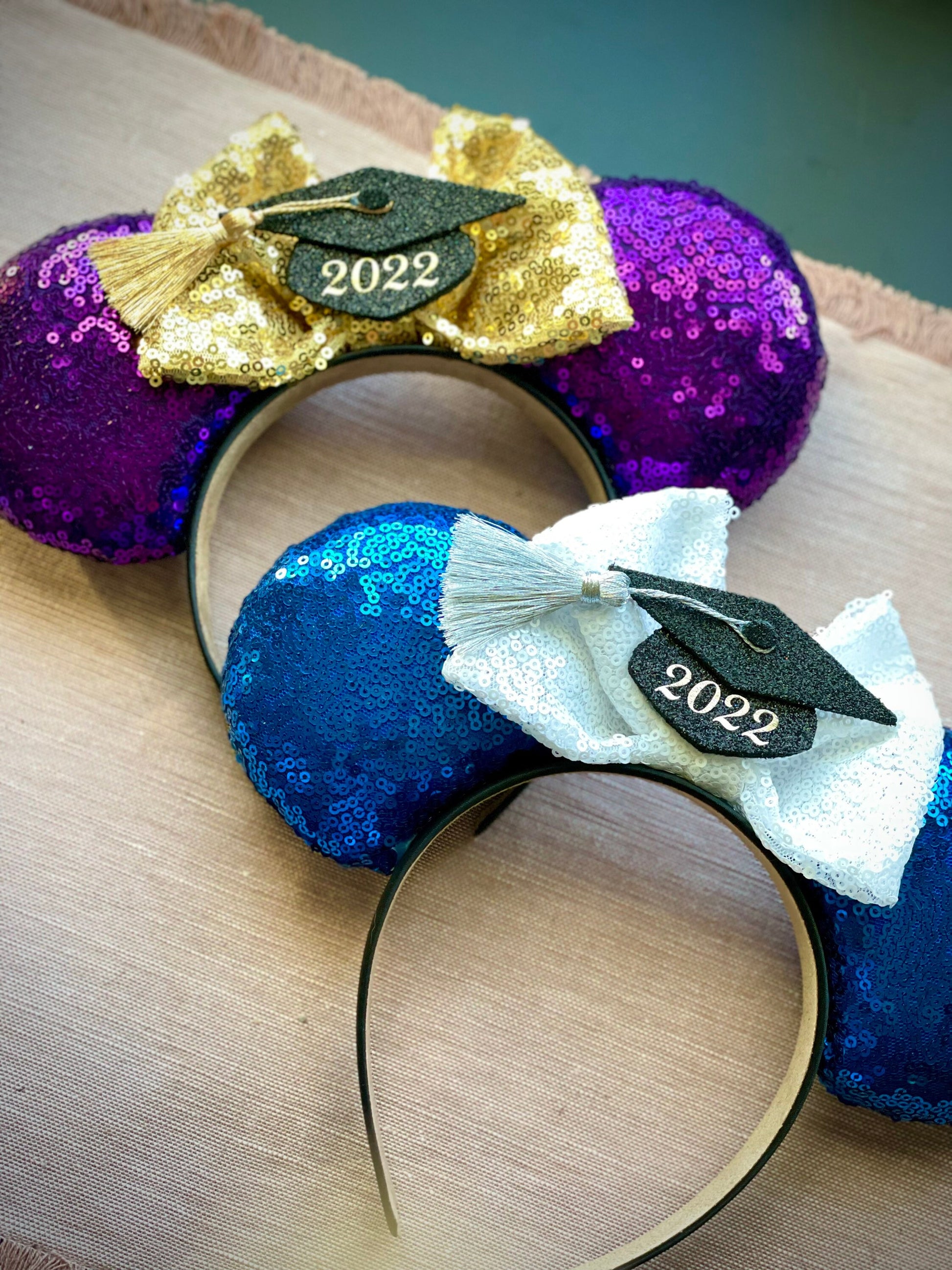 Graduation Minnie Mickey Ears - Customizable Graduation Mouse ears - Grad Ears, Graduation Minnie Ears, Grad Mickey Ears, Doctoral Tam ears