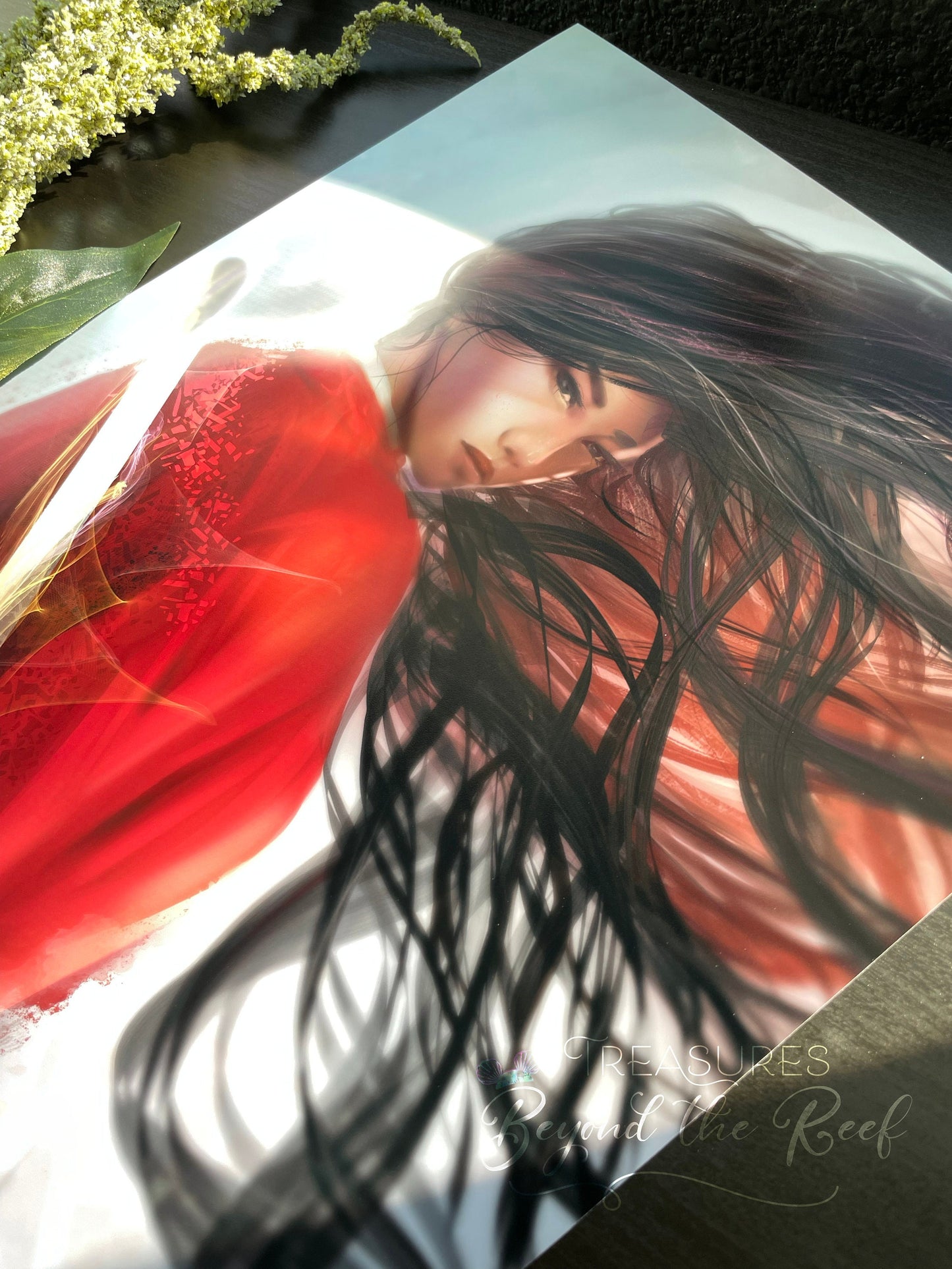 Warrior Princess Digital 11x17" Print - Mulan Art - Mulan Inspired Art Print - Disney Princess Digital Print