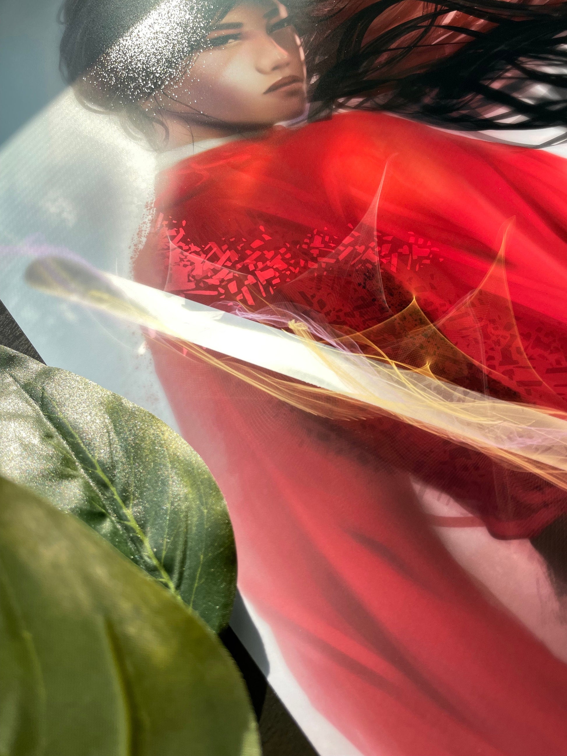 Warrior Princess Digital 11x17" Print - Mulan Art - Mulan Inspired Art Print - Disney Princess Digital Print