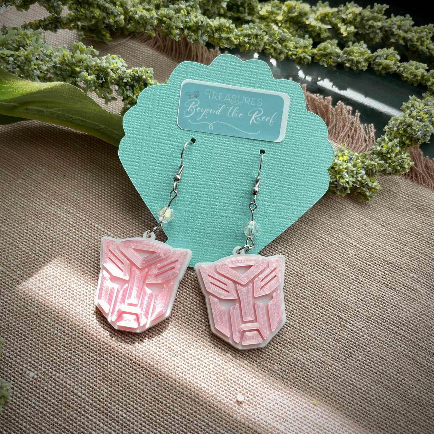 Transformers 3D Printed Earrings - Autobots, Decepticons Earrings - Arcee earrings Transformers earrings - Maximals - TFcon earrings