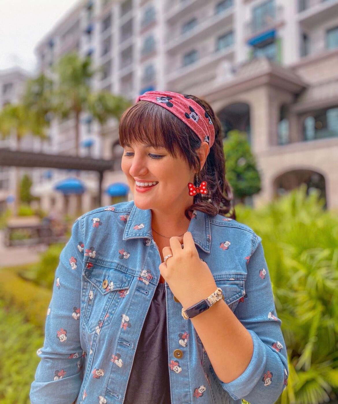 3D Printed Minnie Bow earrings - Minnie Mouse Polka Dot bow earrings - Minnie Bow earrings