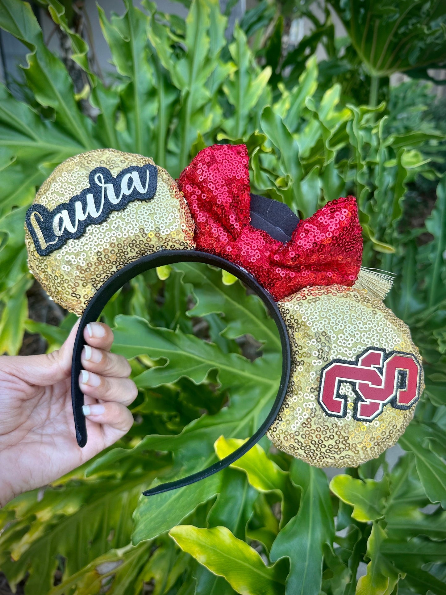 Graduation Minnie Mickey Ears - Customizable Graduation Mouse ears - Grad Ears, Graduation Minnie Ears, Grad Mickey Ears, Doctoral Tam ears