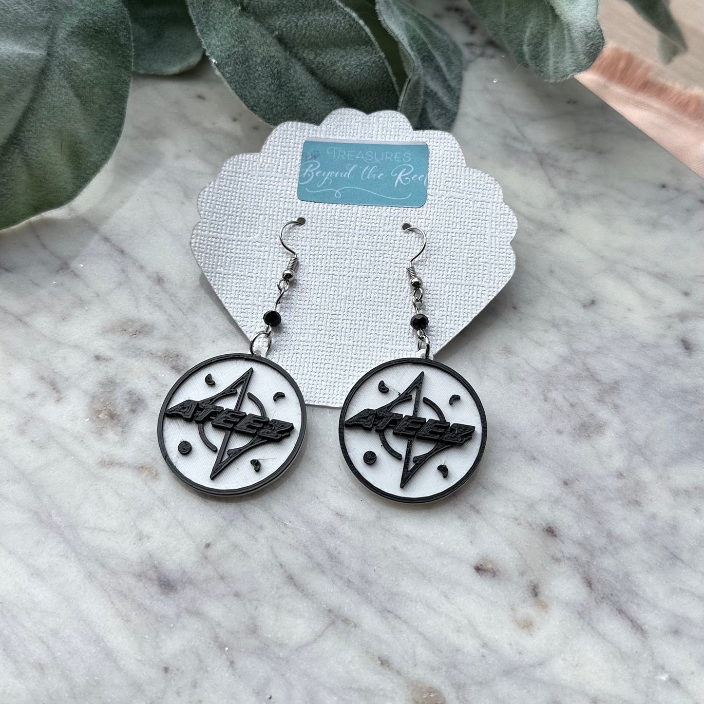 Ateez Earrings - ATINY - Aniteez - Sandeoki earrings - Crazy Form Bunny KPop earrings - Crazy Form Mito Bunny Rabbit