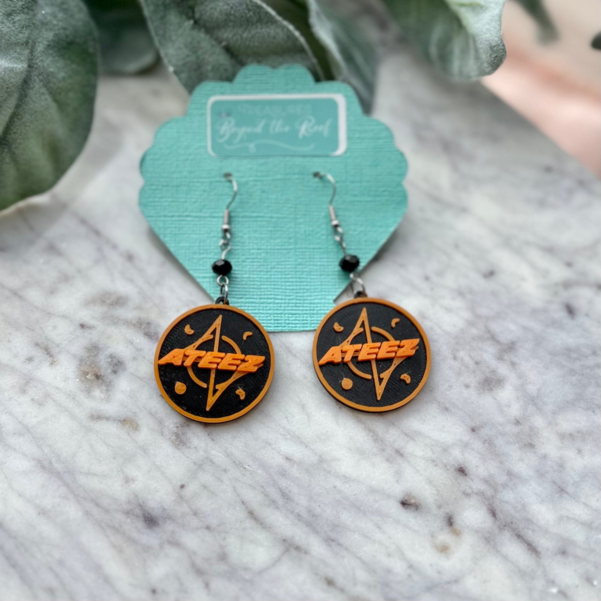 Ateez Earrings - ATINY - Aniteez - Sandeoki earrings - Crazy Form Bunny KPop earrings - Crazy Form Mito Bunny Rabbit