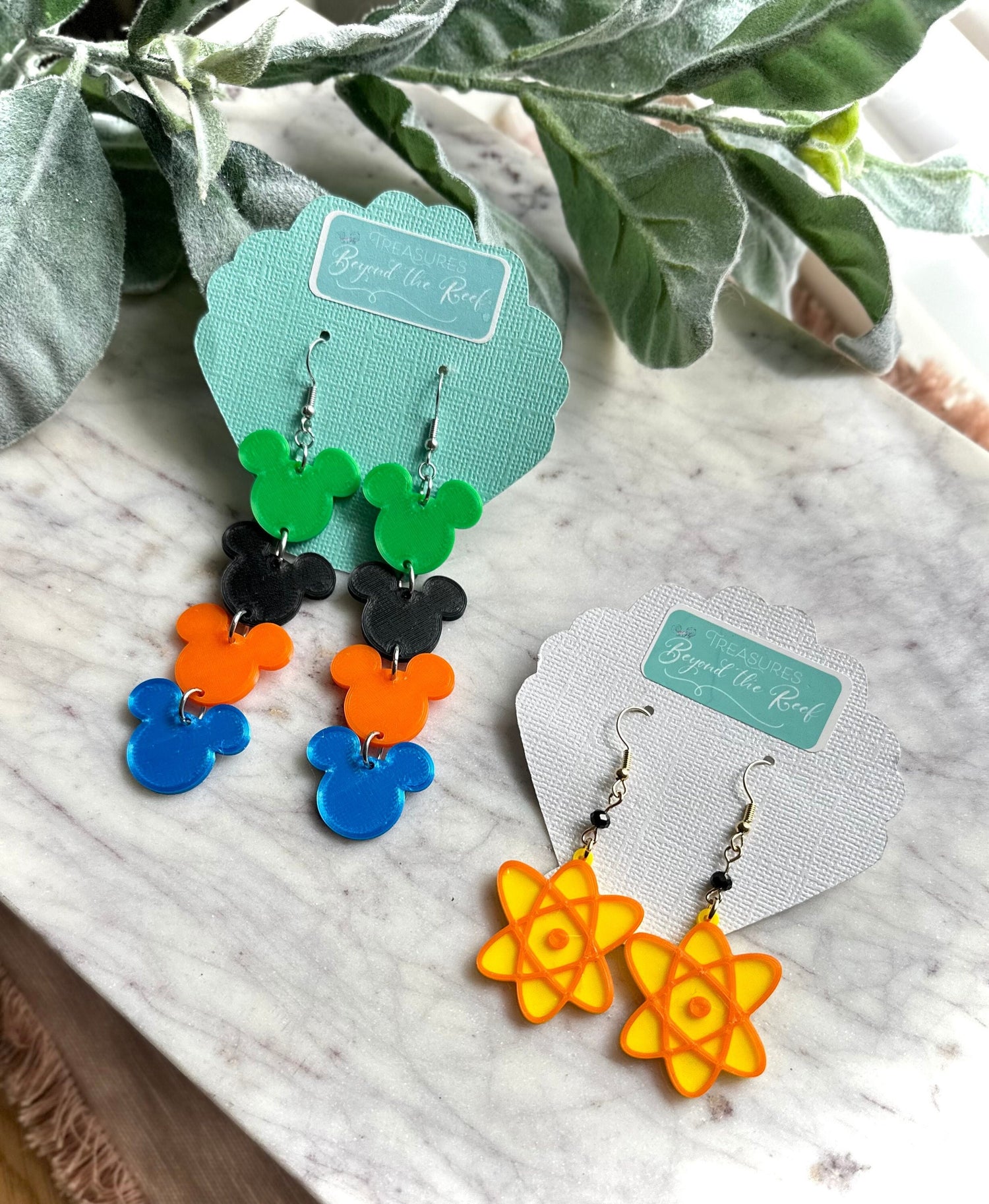 Goofy Movie inspired earrings - Powerline earrings - Goofy mouse earrings