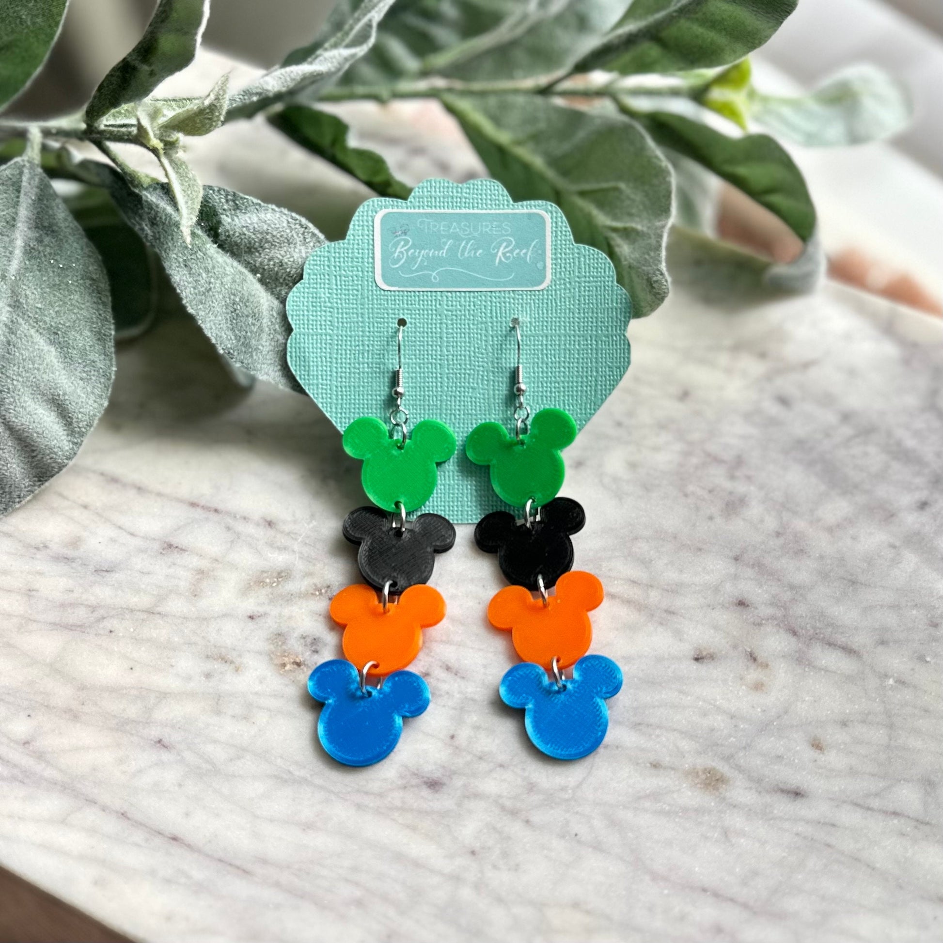 Goofy Movie inspired earrings - Powerline earrings - Goofy mouse earrings