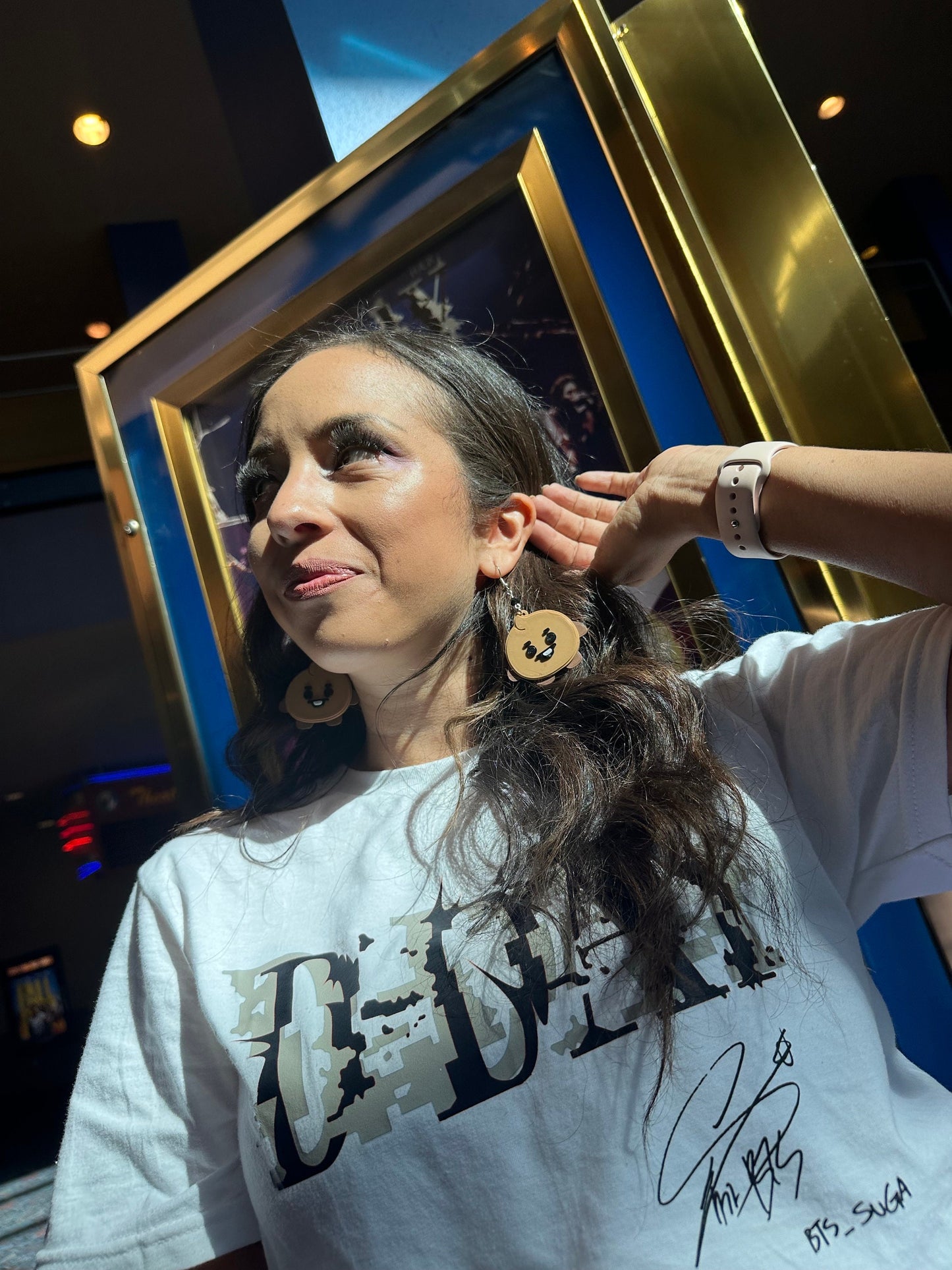 Suga Agust D Tour D-Day The Movie Earrings, Agust D, Min Yoongi Earrings, BT21 Shooky earrings - Future's gonna be okay earrings, AMYGDALA