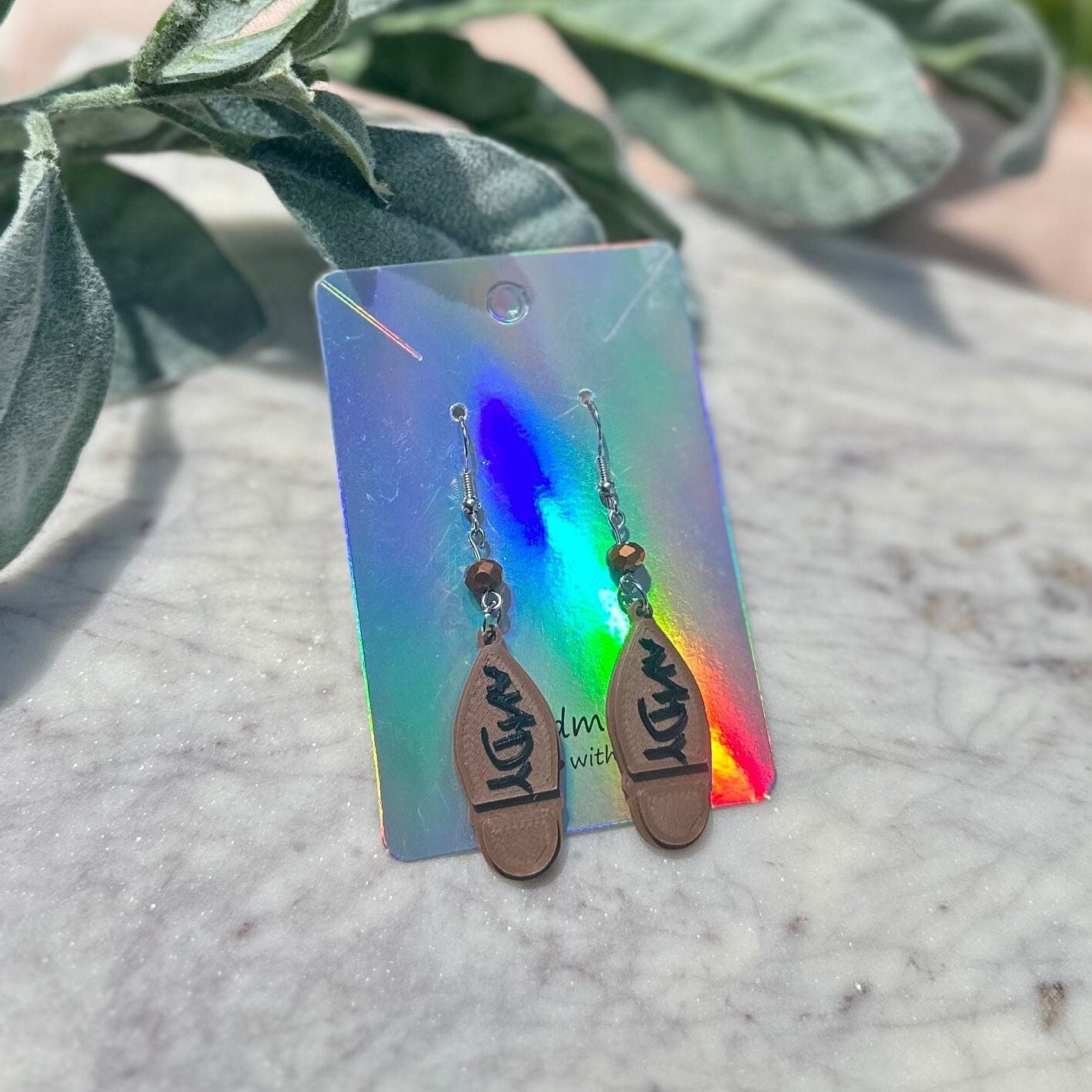 Toy Story 3D Printed earrings - Woody's Boot Andy Earrings - Buzz Shoe Earrings - Pixar fest - Woody Buzz