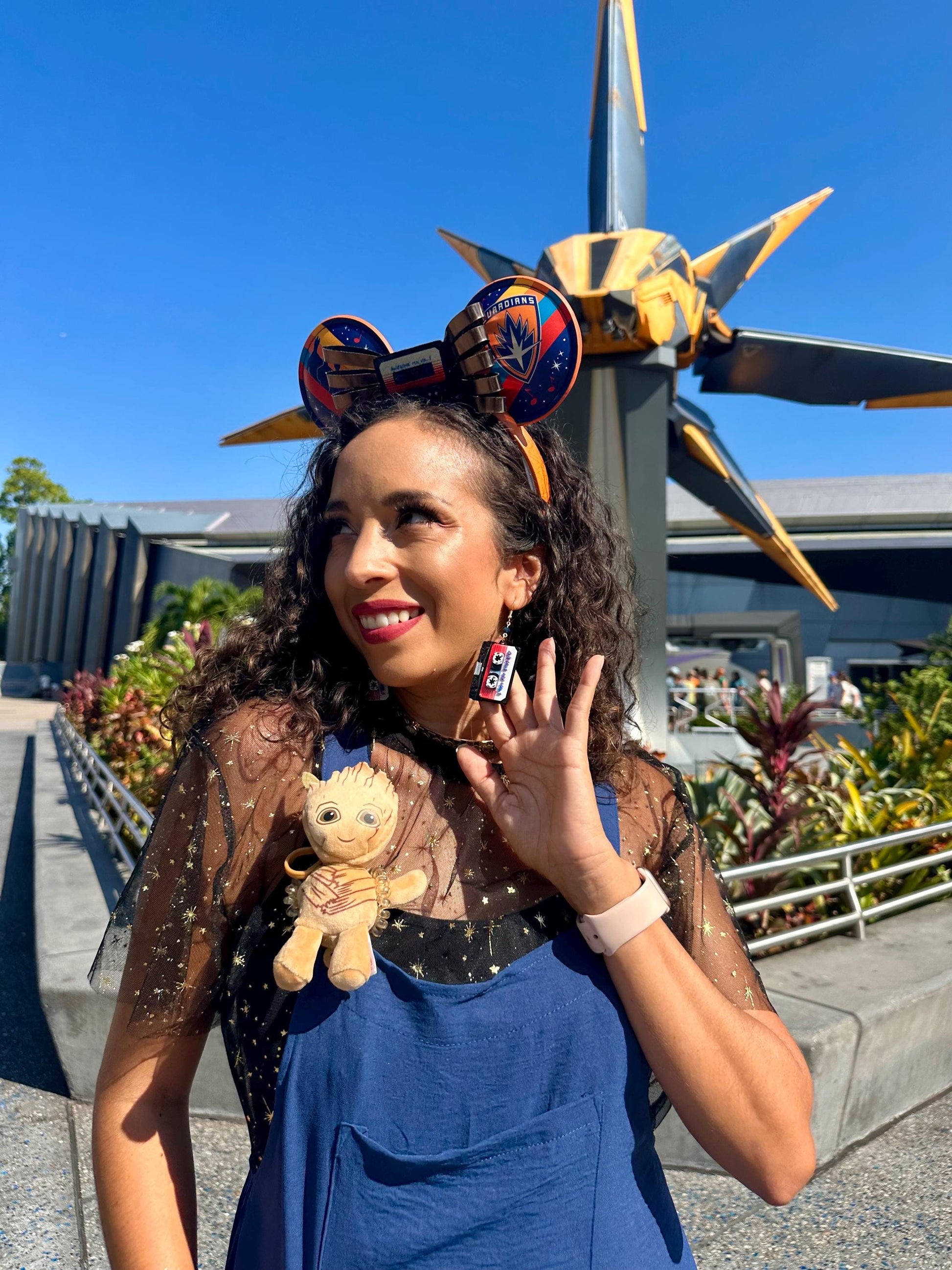 3D Printed Awesome Mix Tape earrings - Cosmic rewind - Guardians of the Galaxy earrings - Epcot earrings - Cassette Earrings