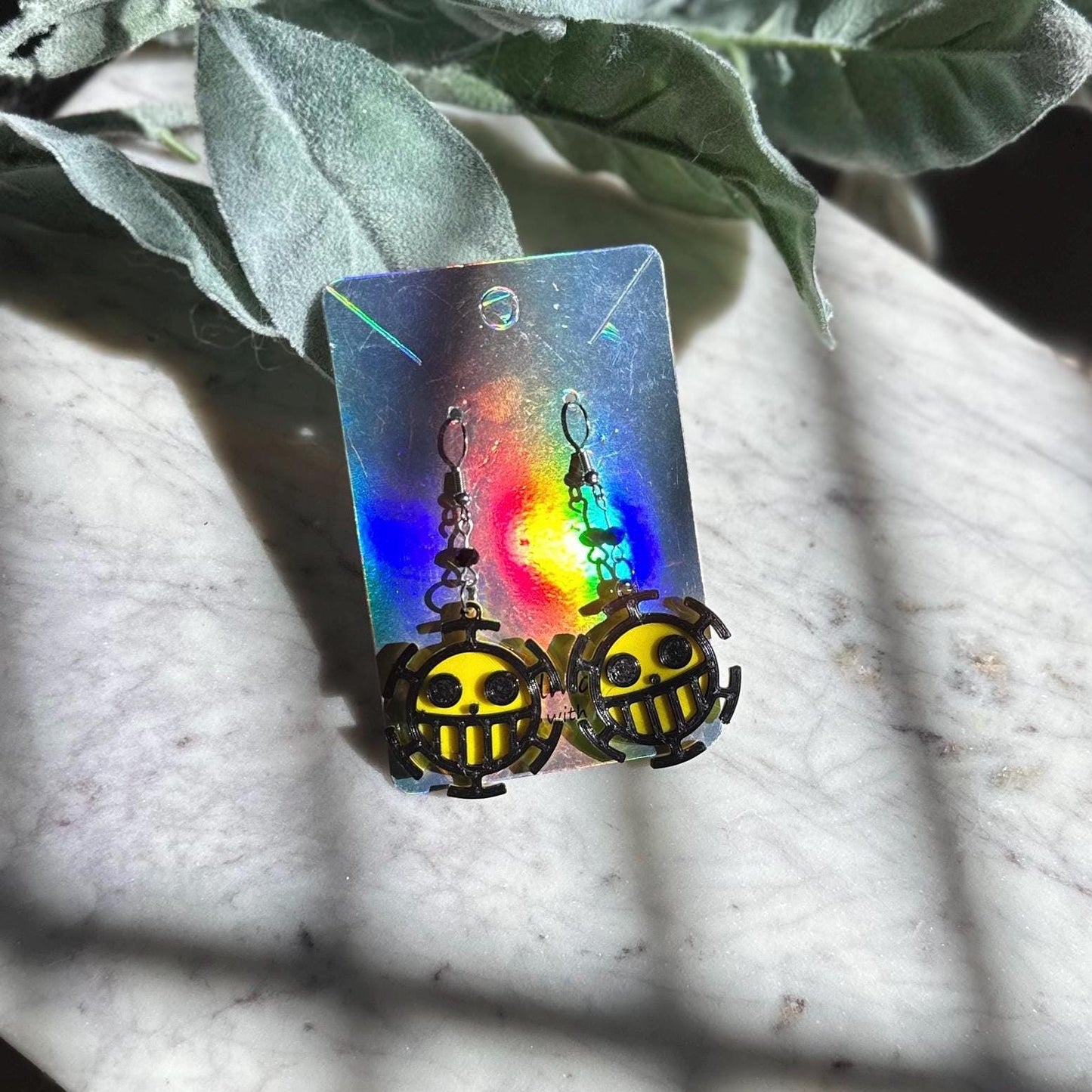 Anime Earrings, Pirate Earrings - Jolly Roger, Straw Hat Pirates, One Piece earrings - Devil Fruits, Sanji, Ace Heart Pirates Luffy Fan Fest