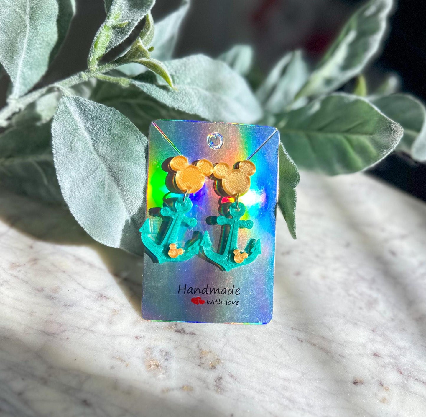 Disney Treasure Cruise - Disney Cruise Earrings - Genie Lamp earrings - Aladdin - Mickey Anchor earrings - Cruise Mouse earrings - Lamp