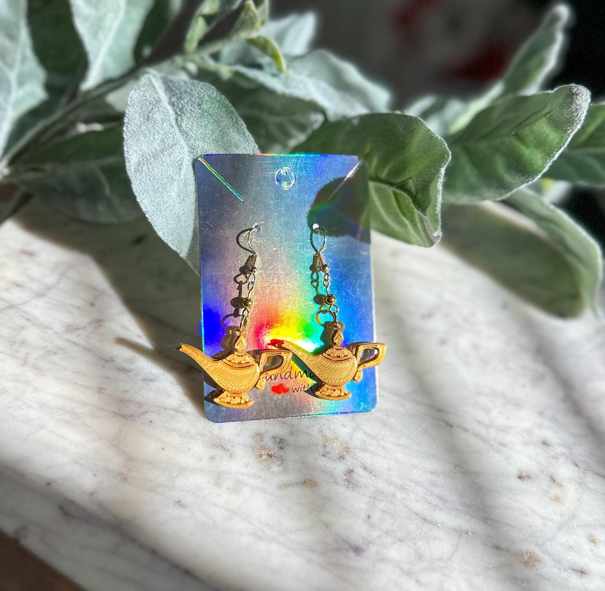 Disney Treasure Cruise - Disney Cruise Earrings - Genie Lamp earrings - Aladdin - Mickey Anchor earrings - Cruise Mouse earrings - Lamp