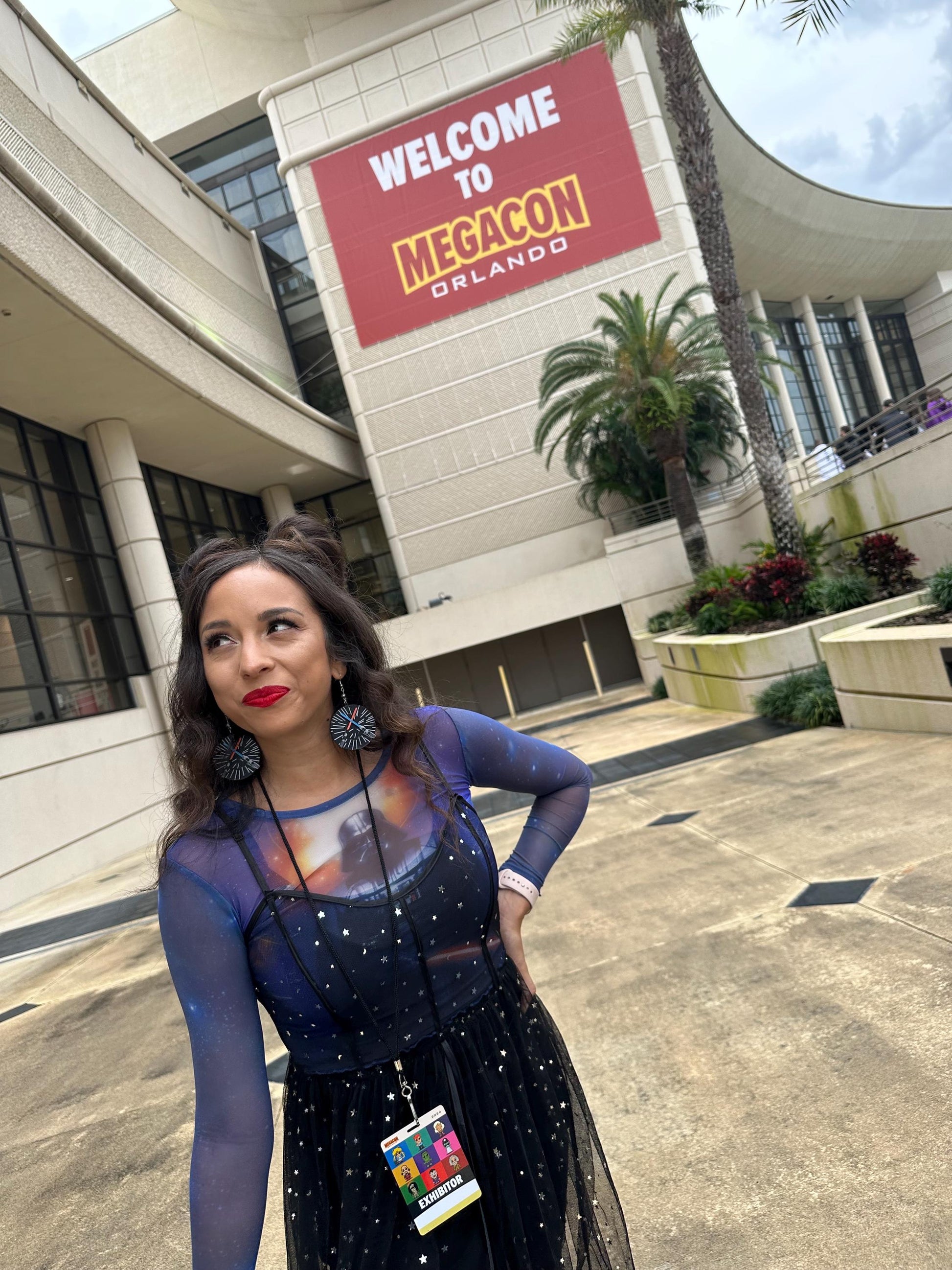 May the Force be with you Earrings - 3D printed Star Wars earrings - May the 4th earrings - Lightsaber earrings - May the Force - Galaxy Edg