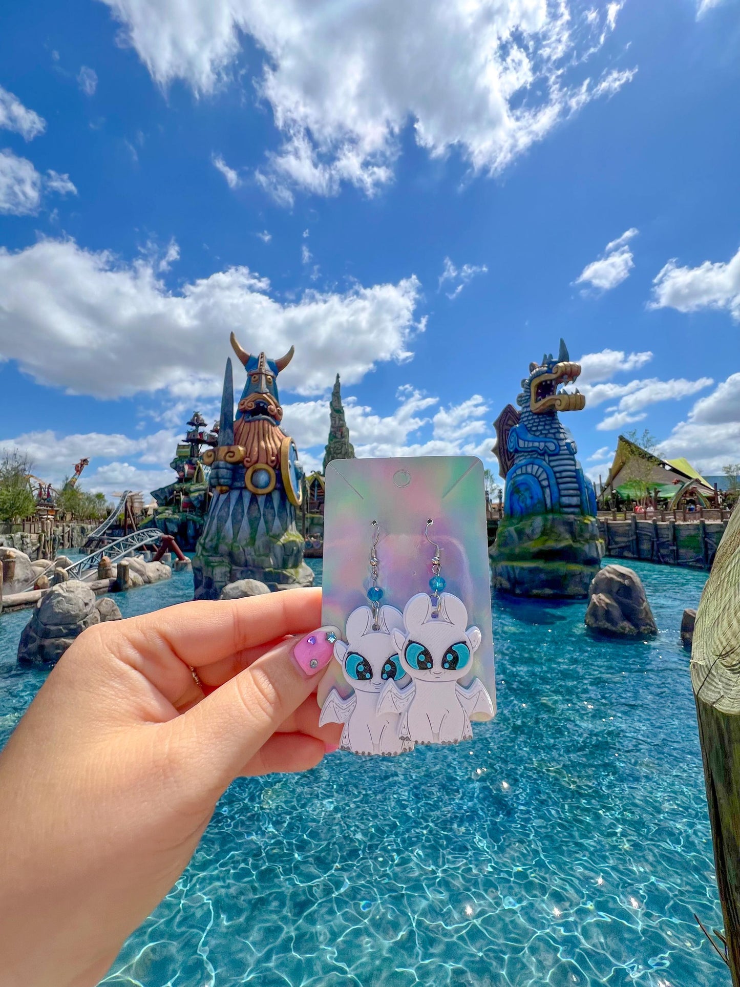 Stormfly, Meatlug earrings How to train your dragon Inspired Earrings - Dragon earrings - Toothless Lightfury Isle of Berk Epic Universe