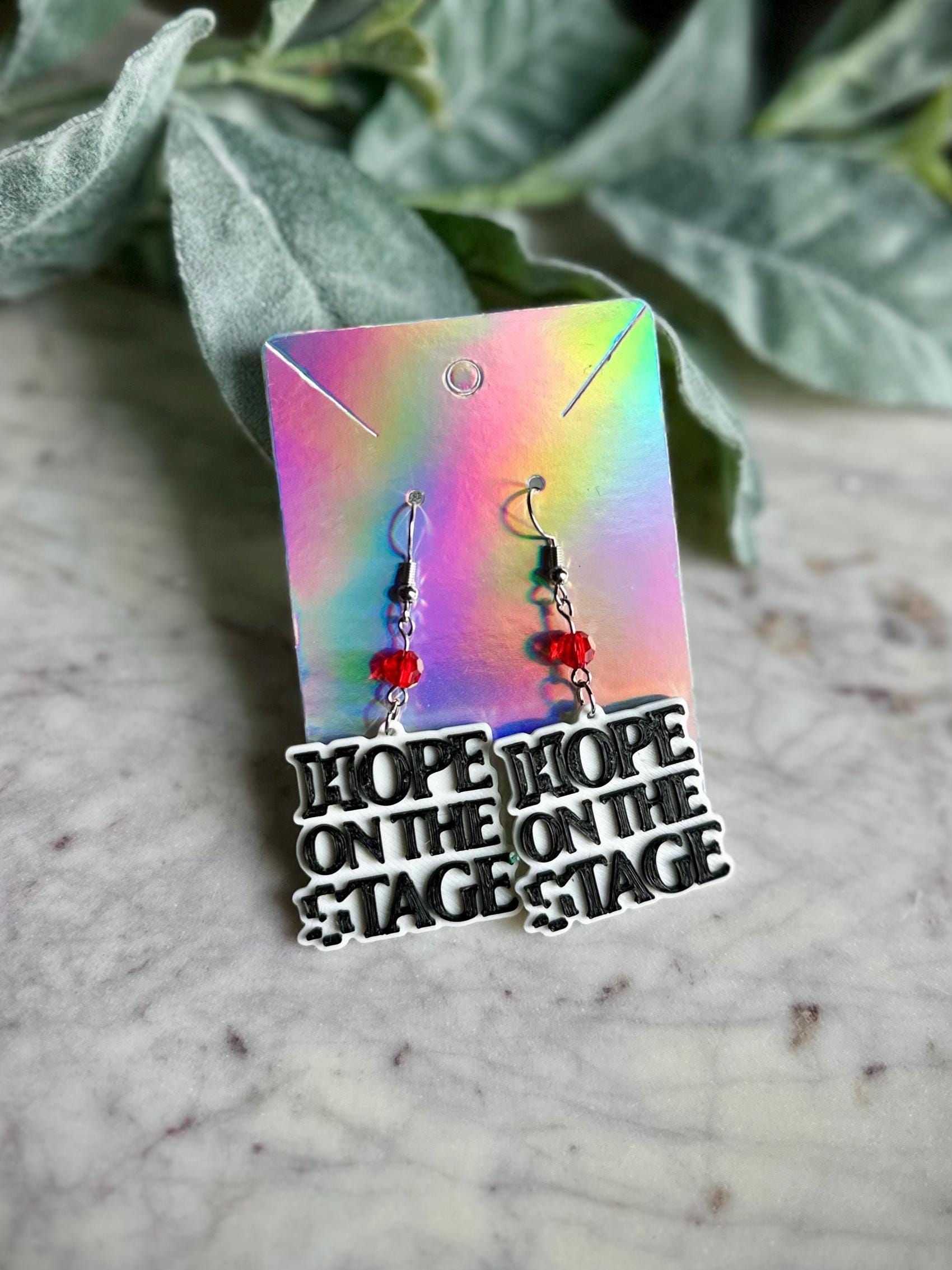 Jhope Hope on the Stage Earrings, Jung Hoseok, BTS earrings - HOBI Flower - Army earrings
